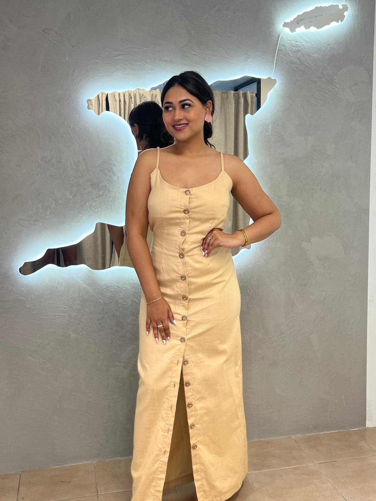 MARGARITA MAXI DRESS LINEN