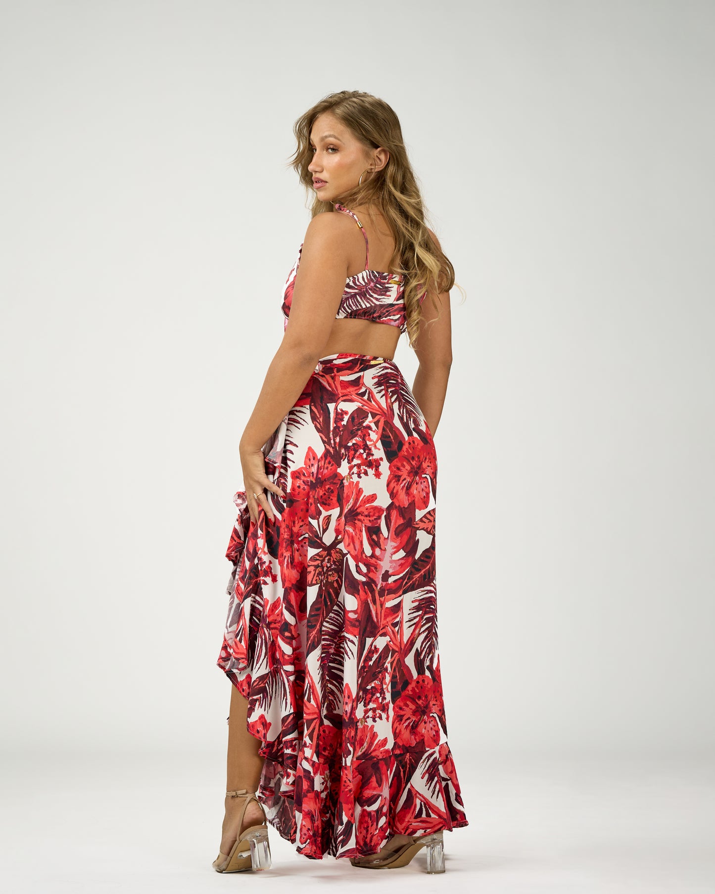 CRISELIS MAXI WRAP SKIRT
