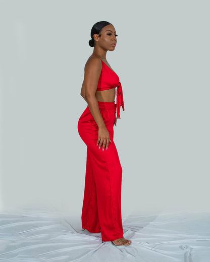 Bridgetown Top Red PU-005 X Bridgetown Palazzo Red PU-005 2