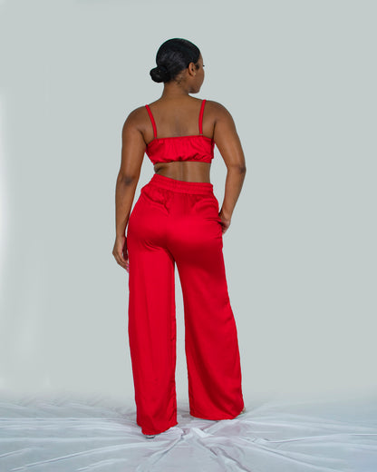 Bridgetown Top Red PU-005 X Bridgetown Palazzo Red PU-005 3