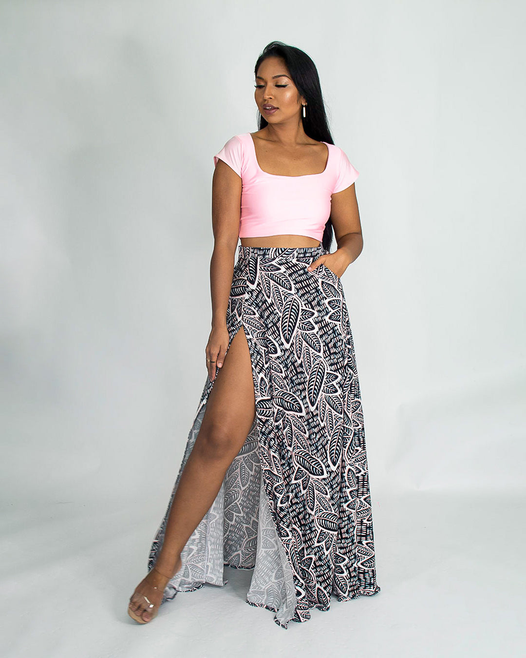 CINDY CROP TOP CAP SLEEVES SPU-002 _ ARIANNA PP-007 FRONT 3