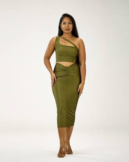 DEL MAR MIDI SKIRT