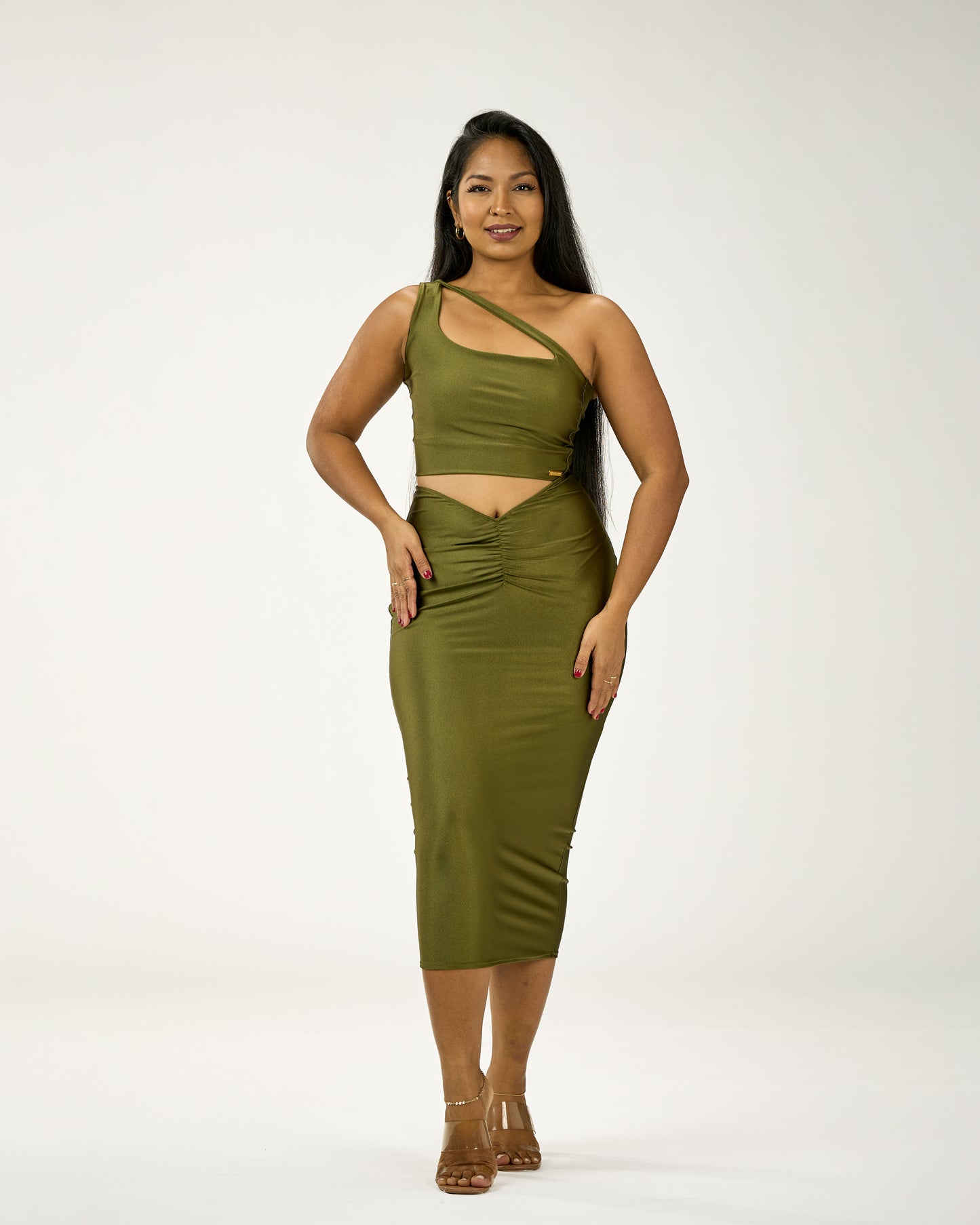 DEL MAR MIDI SKIRT