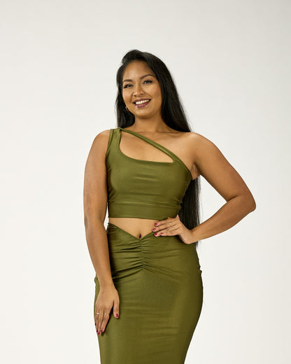 DEL MAR MIDI SKIRT