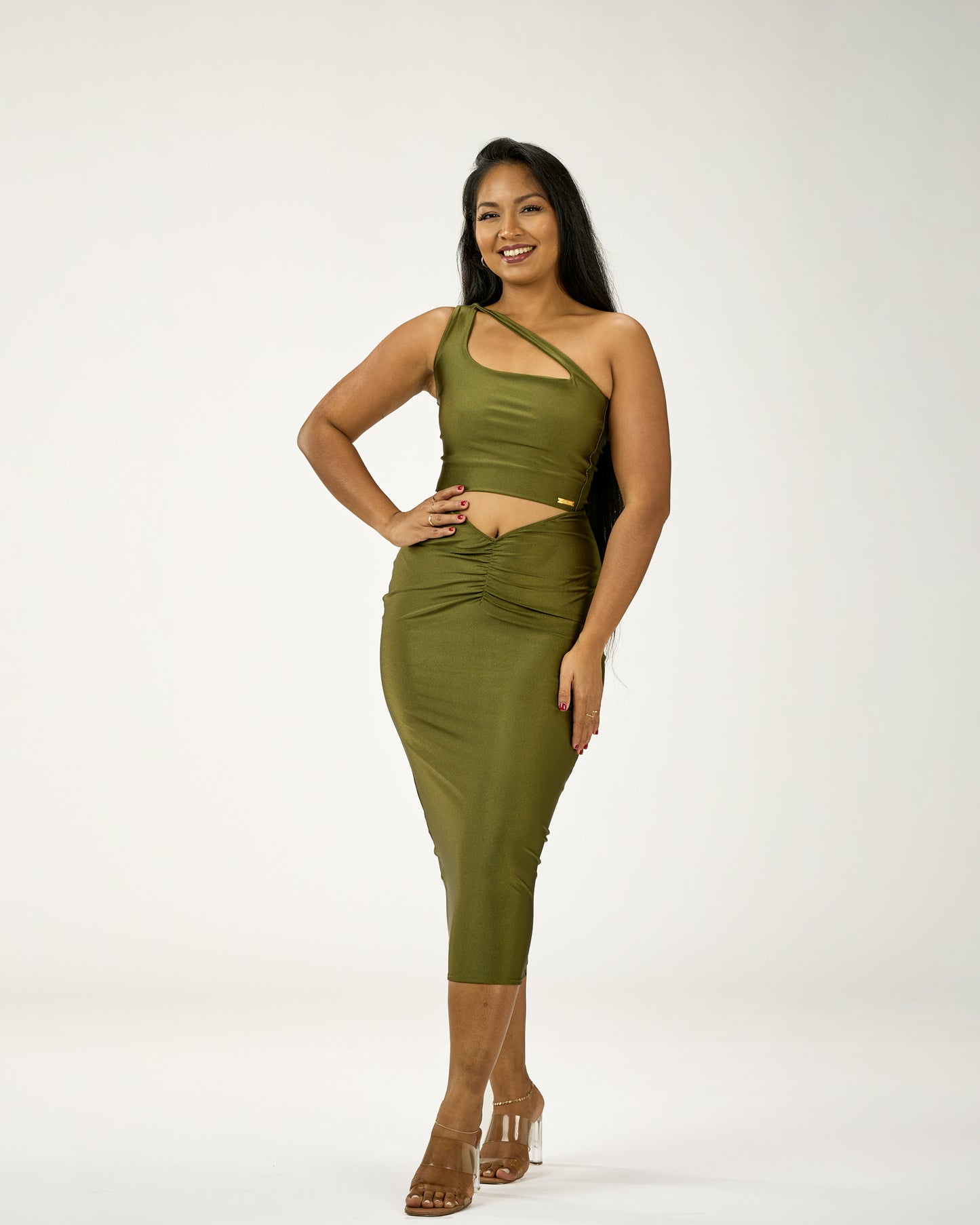 DEL MAR MIDI SKIRT