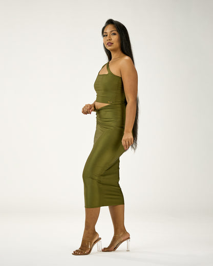 DEL MAR MIDI SKIRT