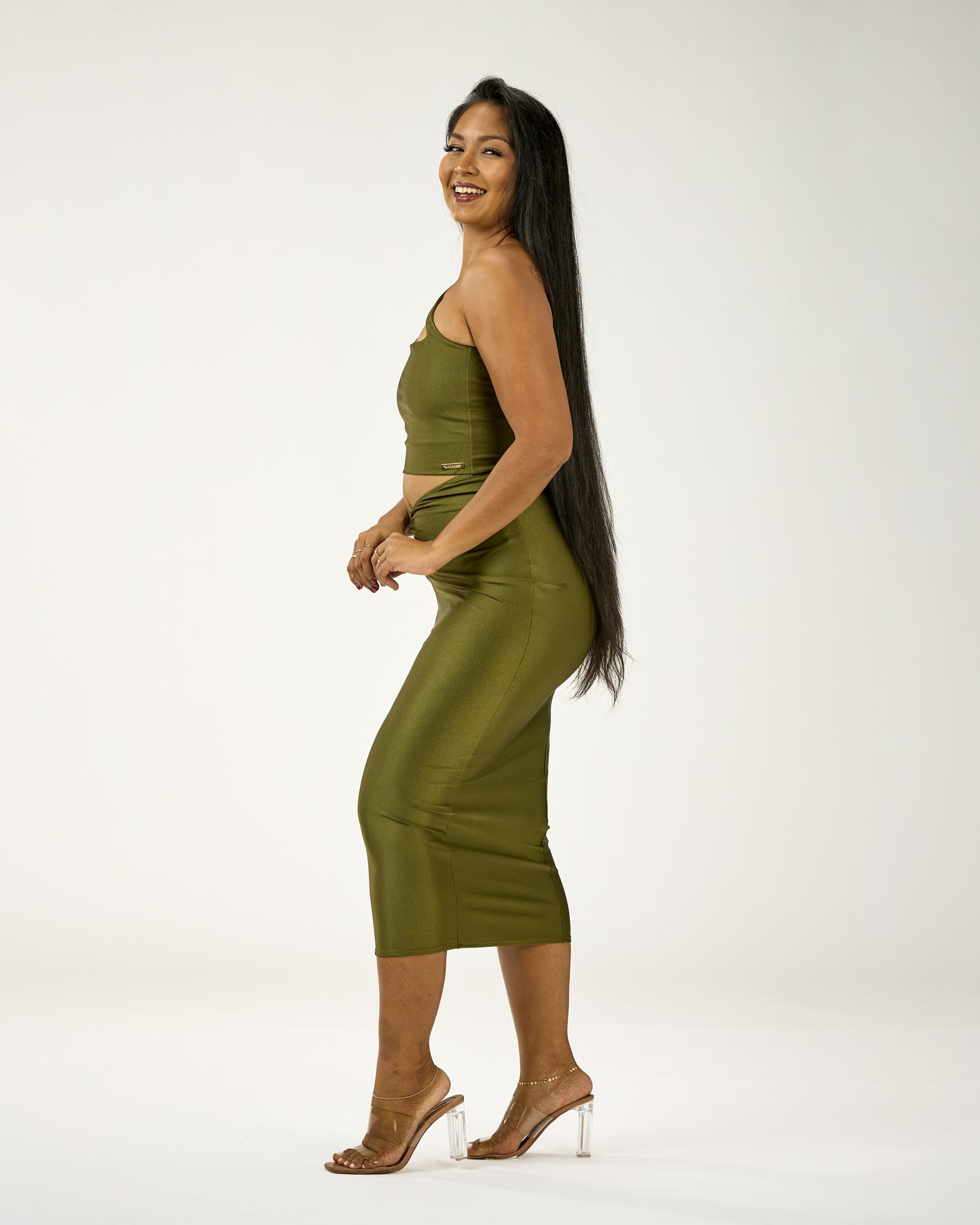DEL MAR MIDI SKIRT