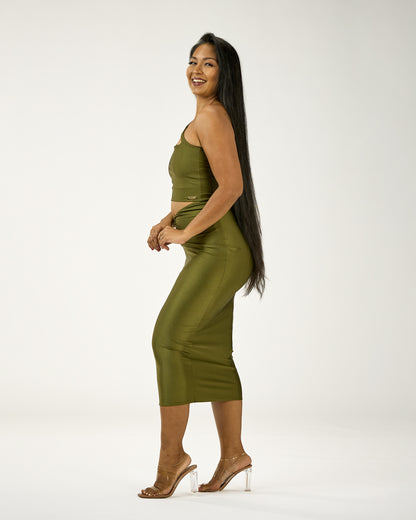 DEL MAR MIDI SKIRT