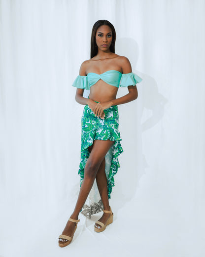 Daysi Crop Top Mint SPU-006 X Sevilla Skirt SLP-003 1 jpg copy