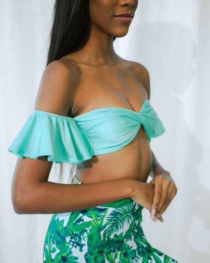 Daysi Crop Top Mint SPU-006 X Sevilla Skirt SLP-003 3 jpg