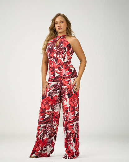 GABRIELA WIDE LEG JUMPSUIT (CLOSE BACK)