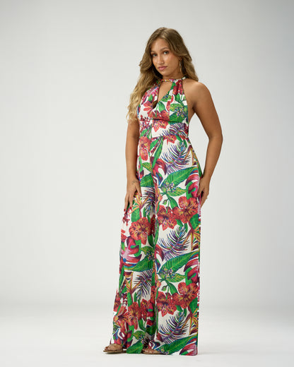 Gabriella Wide Led Jumpsuit (OPEN BACK)
