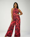 GABRIELA WIDE LEG JUMPSUIT (OPEN BACK)