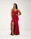 KINGSTON MAXI RUFFLES DRESS