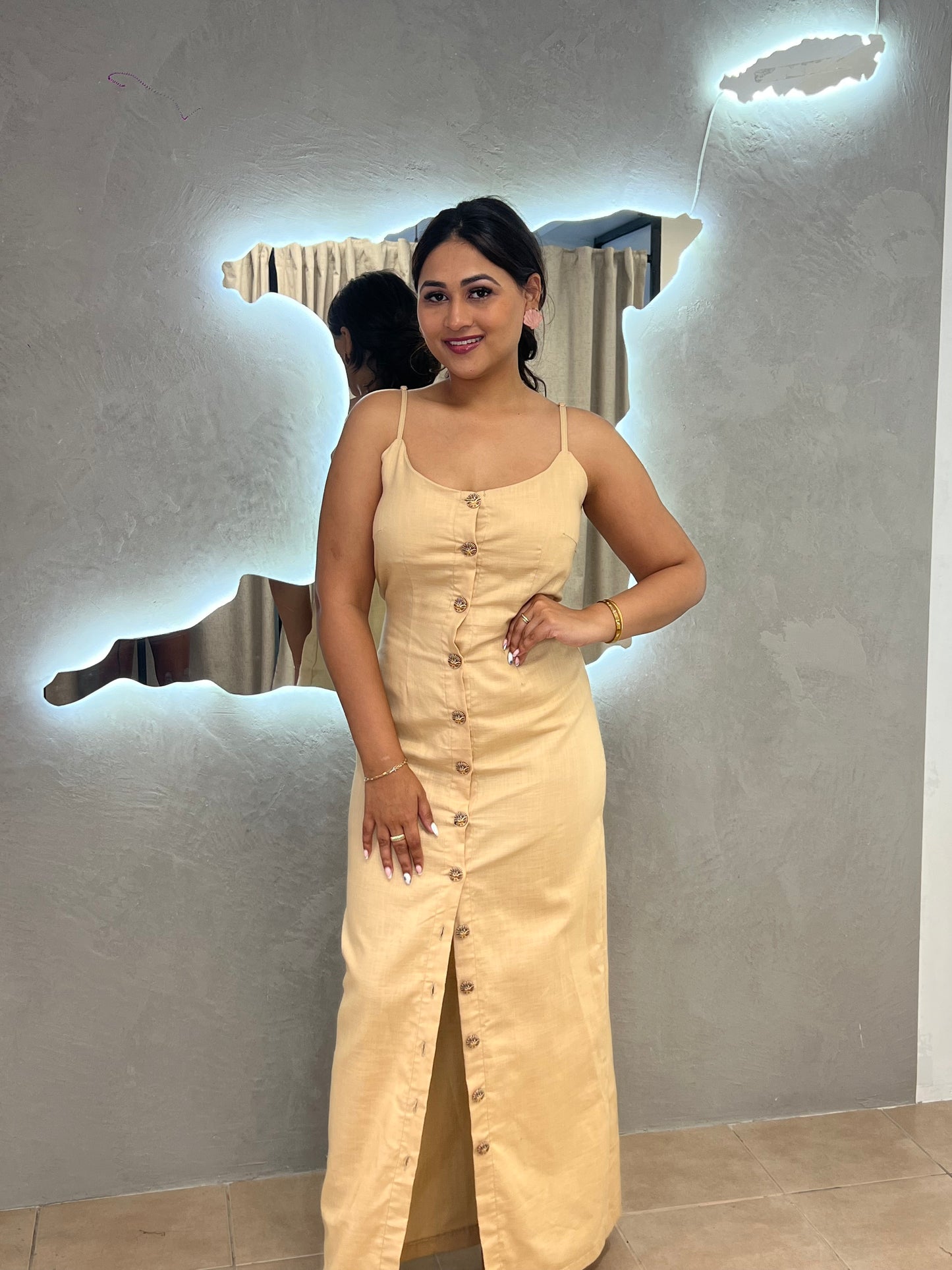 MARGARITA MAXI DRESS LINEN