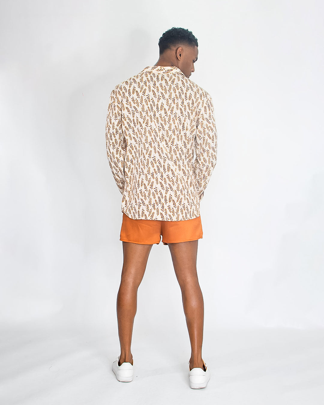 MENS LONG SLEEVE SHIRT PP-023 _ MENS SHORTS PP-032 BACK