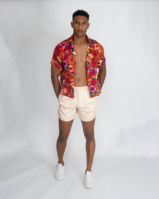 MENS SHIRT PP-001 _ MENS SHORTS PP-033 FRONT 1