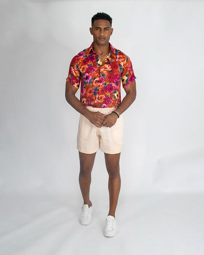 MENS SHIRT PP-001 _ MENS SHORTS PP-033 FRONT 2