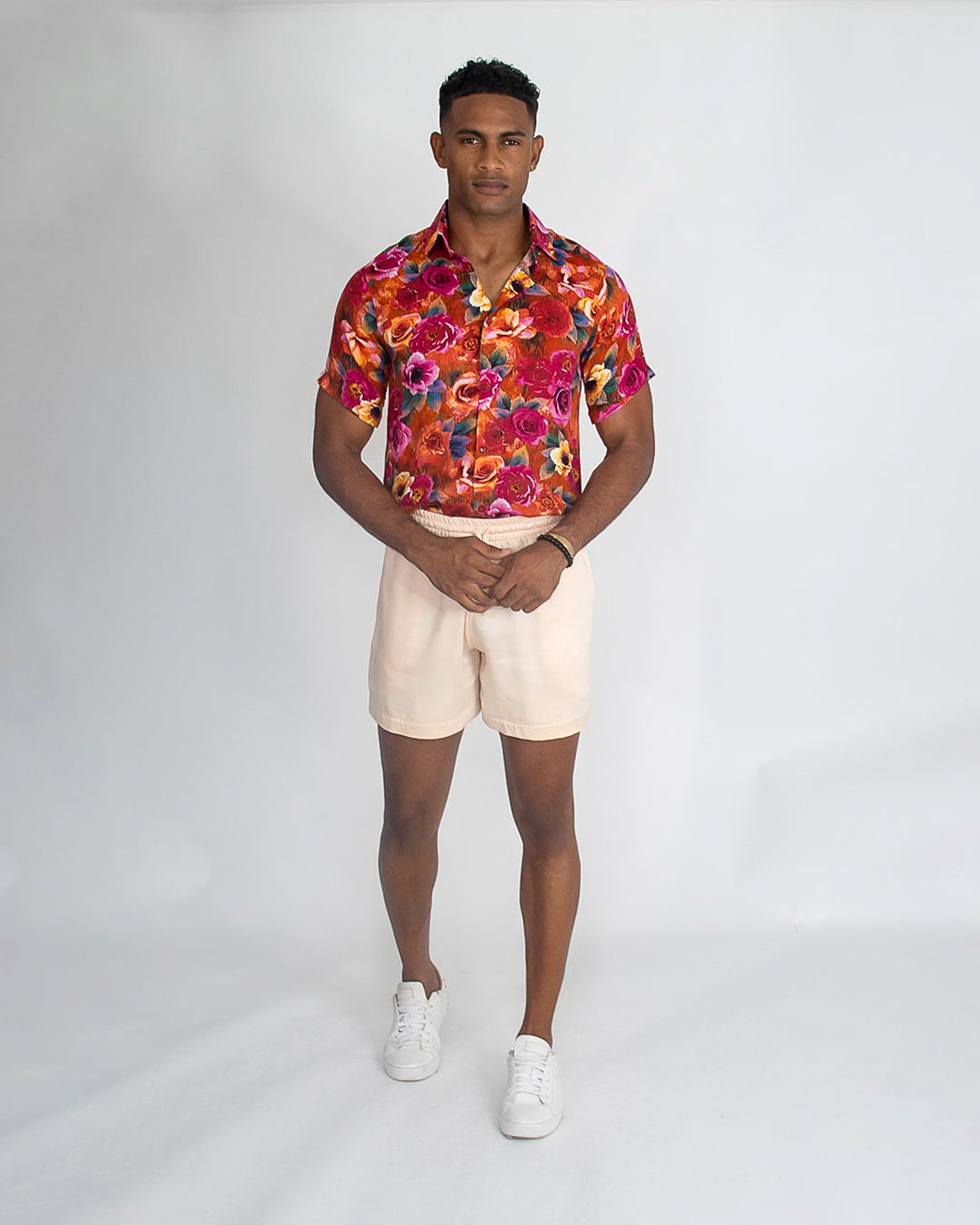 MENS SHIRT PP-001 _ MENS SHORTS PP-033 FRONT 2