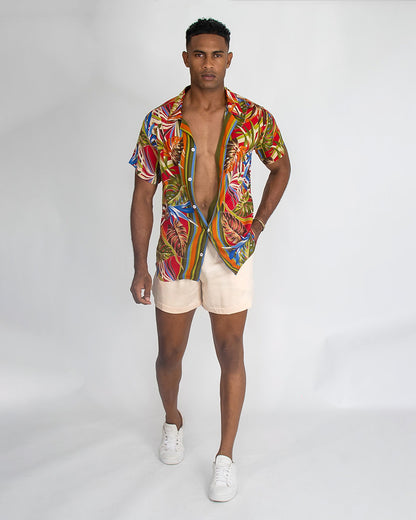 MENS SHIRT PP-005 _ MENS SHORTS PP-033 FRONT 1