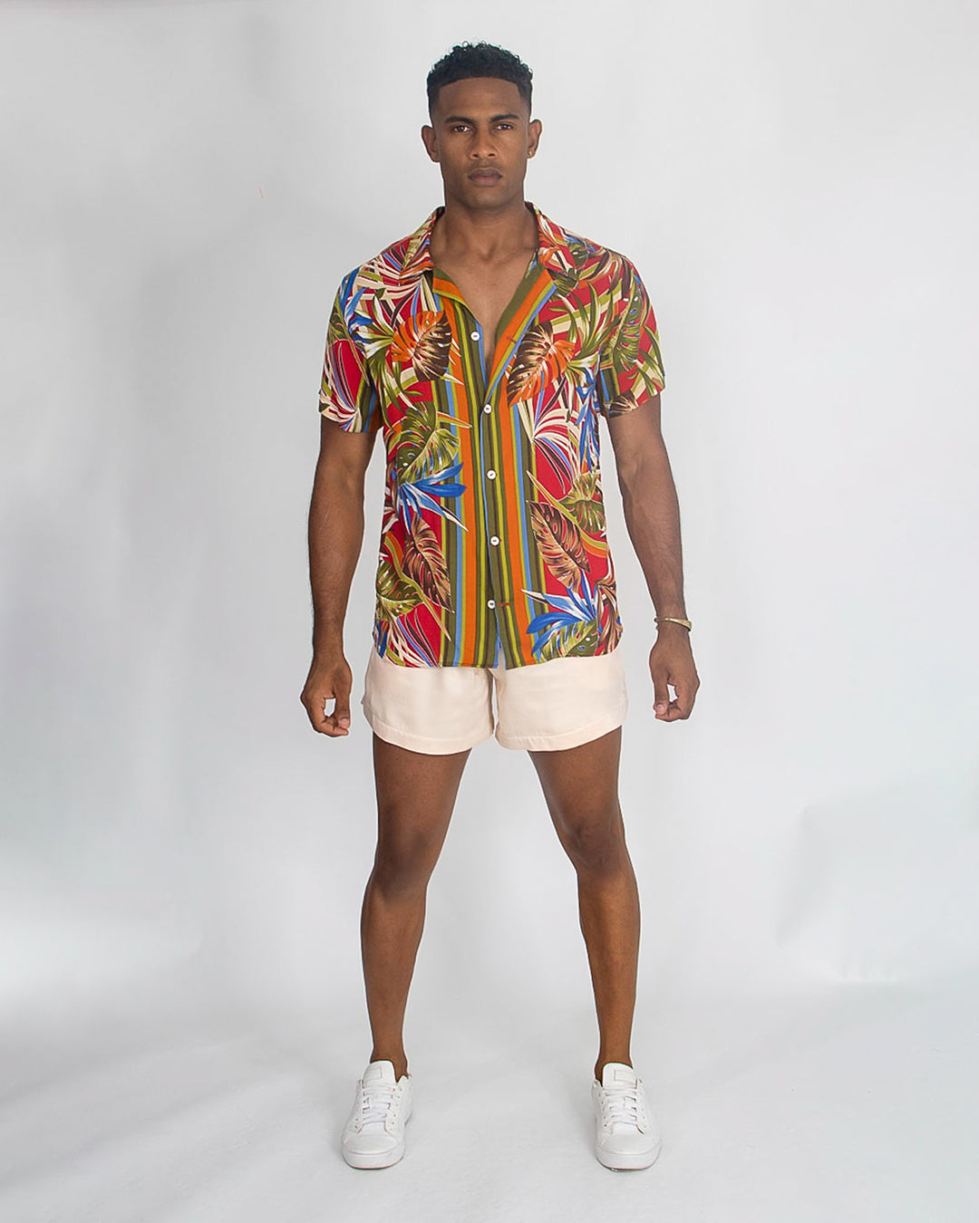 MENS SHIRT PP-005 _ MENS SHORTS PP-033 FRONT 4