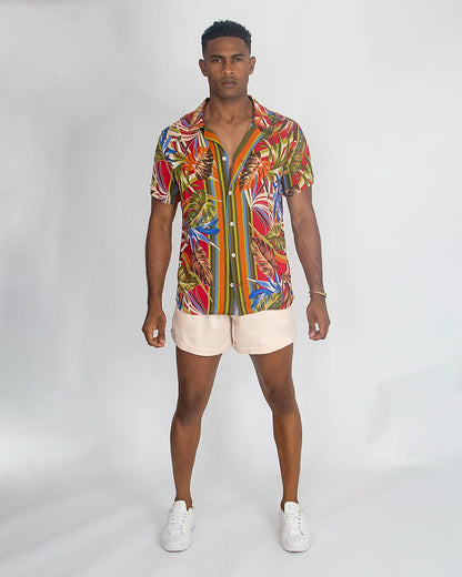 MENS SHIRT PP-005 _ MENS SHORTS PP-033 FRONT 4