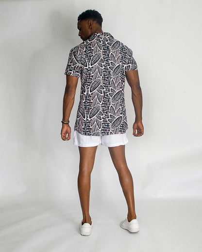 MENS SHIRT PP-007 _ MENS SHORTS PP-031 BACK