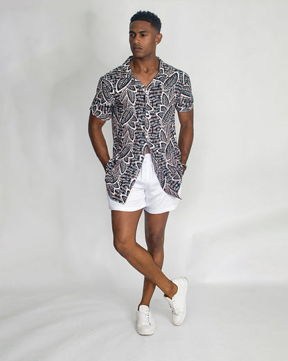 MENS SHIRT PP-007 _ MENS SHORTS PP-031 FRONT 2