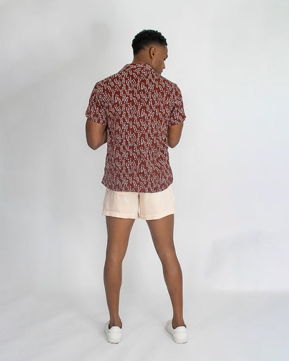 MENS SHIRT PP-025 _ MENS SHORTS PP-033 BACK