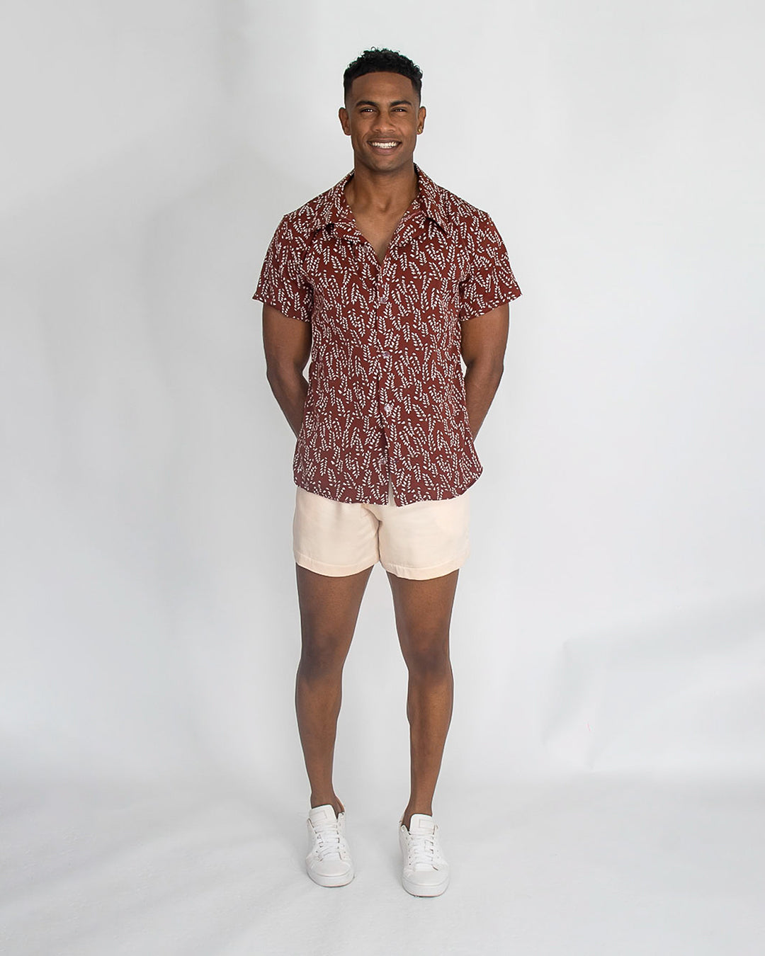 MENS SHIRT PP-025 _ MENS SHORTS PP-033 FRONT 2jpg