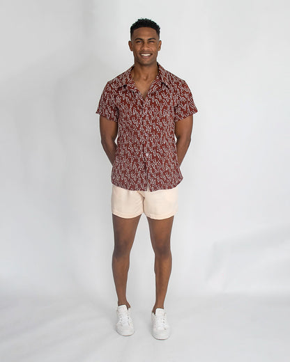 MENS SHIRT PP-025 _ MENS SHORTS PP-033 FRONT 2jpg