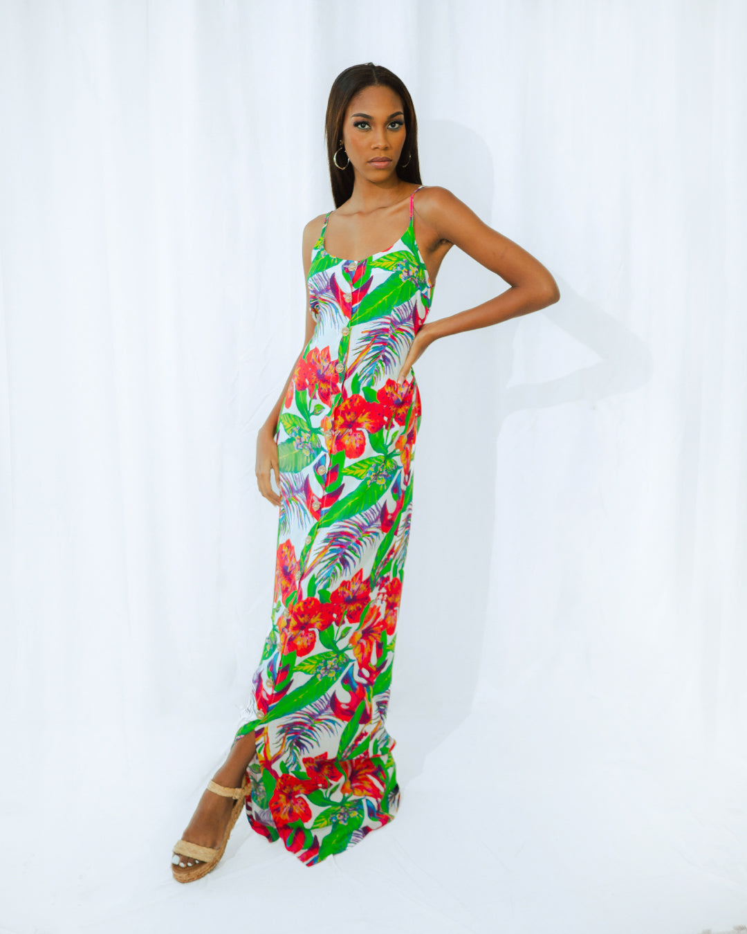 MARGARITA MAXI DRESS - PP-019 SSL