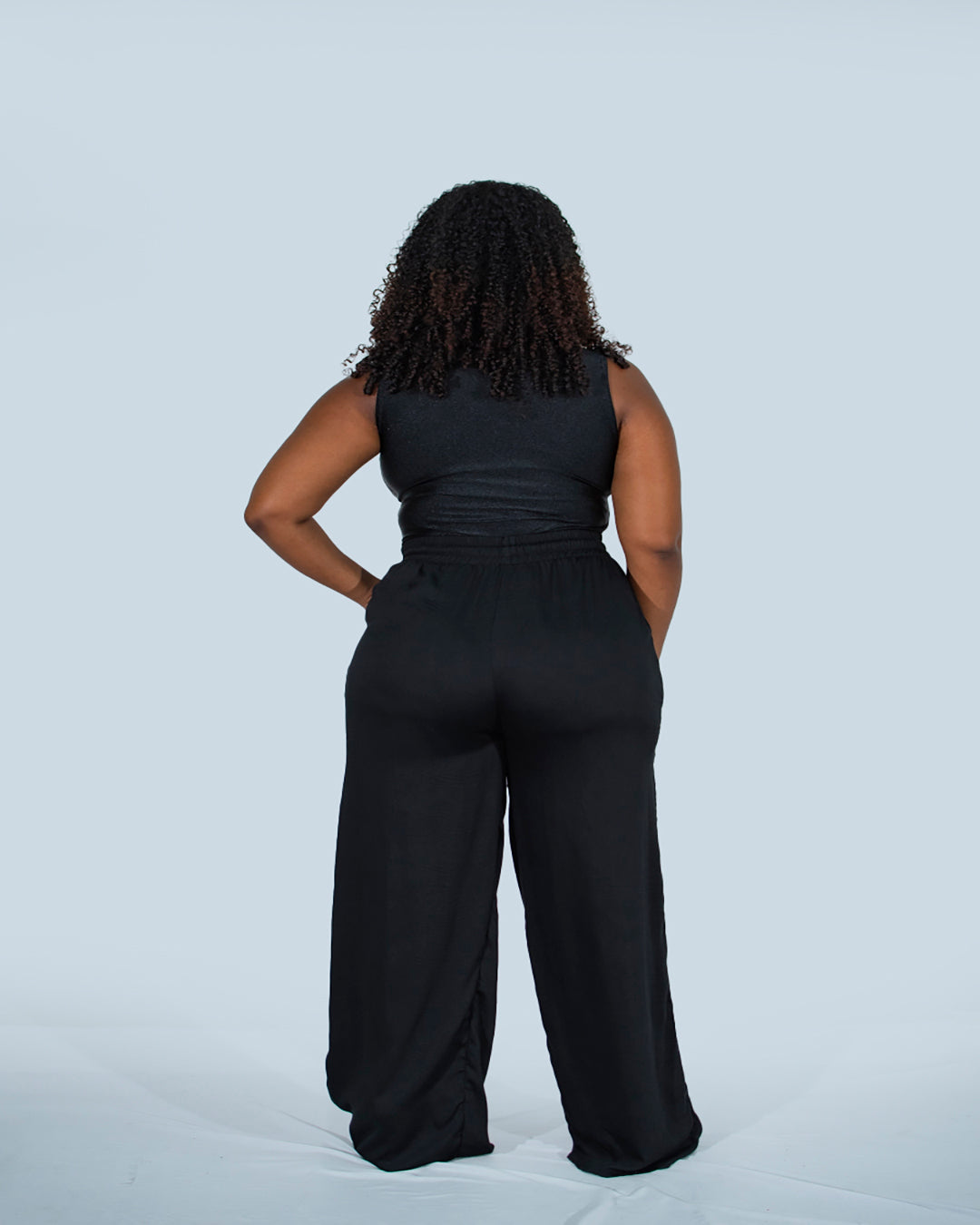 Meagan Bodysuit Black SPU-017 X Bridgetown Palazzo Black PU-004 3