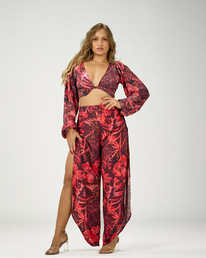 ANDREA SIDE SLIT PANTS