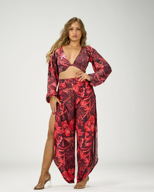 ANDREA SIDE SLIT PANTS
