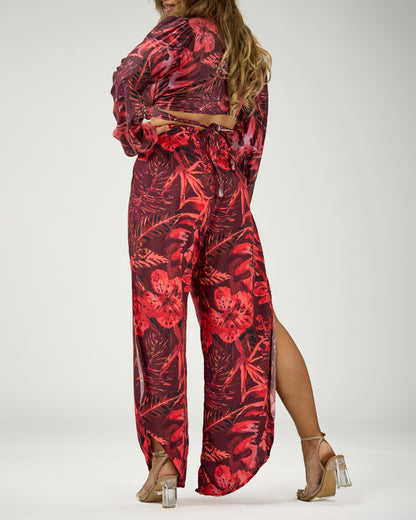ANDREA SIDE SLIT PANTS