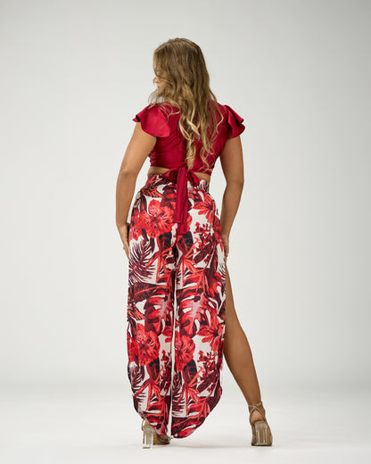 ANDREA SIDE SLIT PANTS