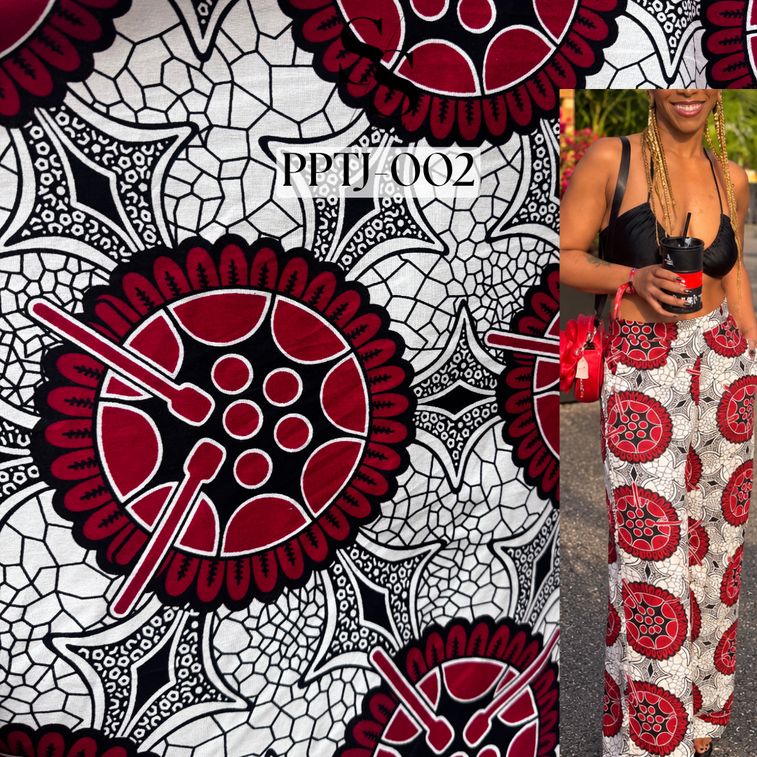 FABRIC XMAS PRINTS- FLOWY