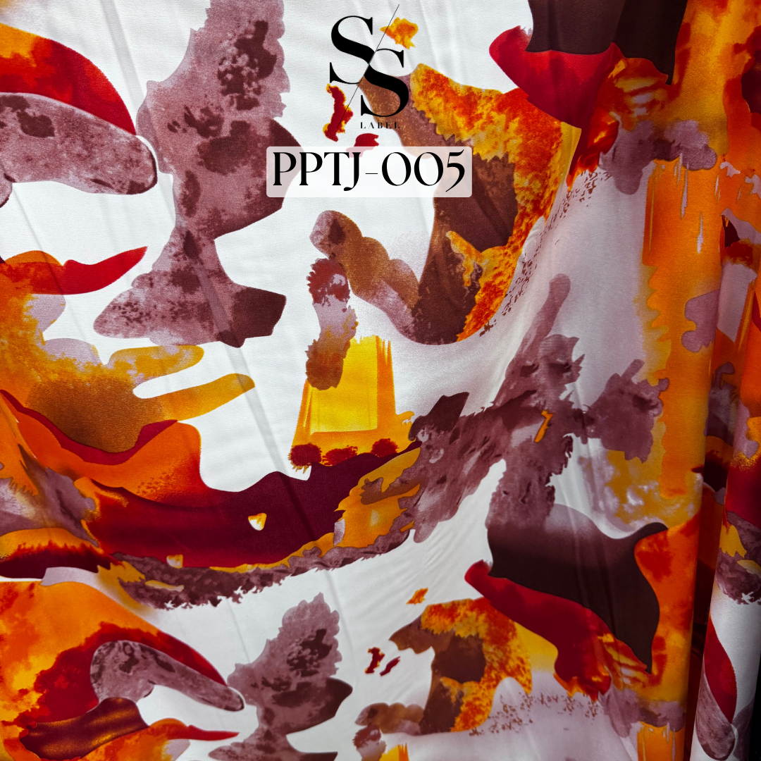 FABRIC - TEMPORARY PRINTS - PPT (non-stretchy)