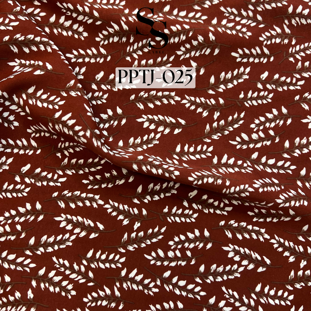 FABRIC XMAS PRINTS- FLOWY