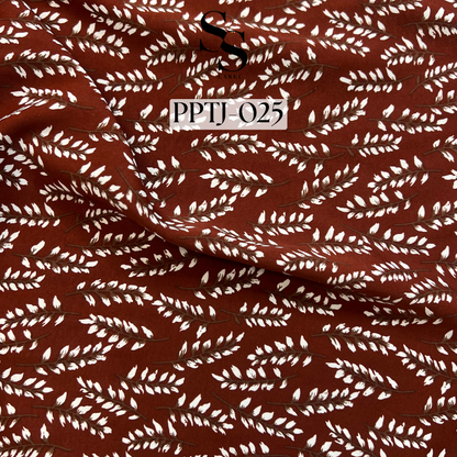 FABRIC XMAS PRINTS- FLOWY