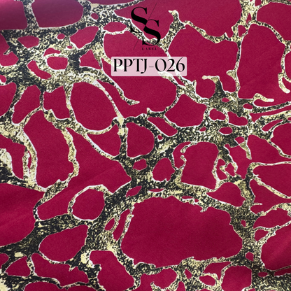 FABRIC XMAS PRINTS- FLOWY