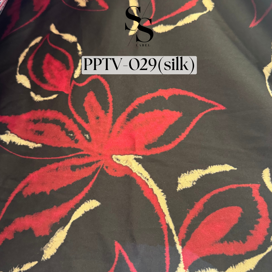 FABRIC XMAS PRINTS- FLOWY