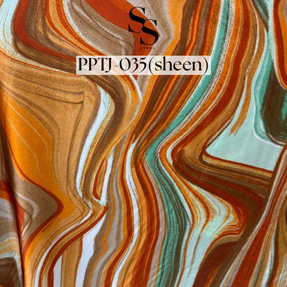 FABRIC - TEMPORARY PRINTS - PPT (non-stretchy)