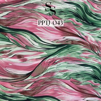 FABRIC XMAS PRINTS- FLOWY