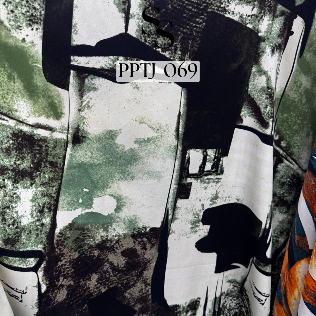 FABRIC XMAS PRINTS- FLOWY