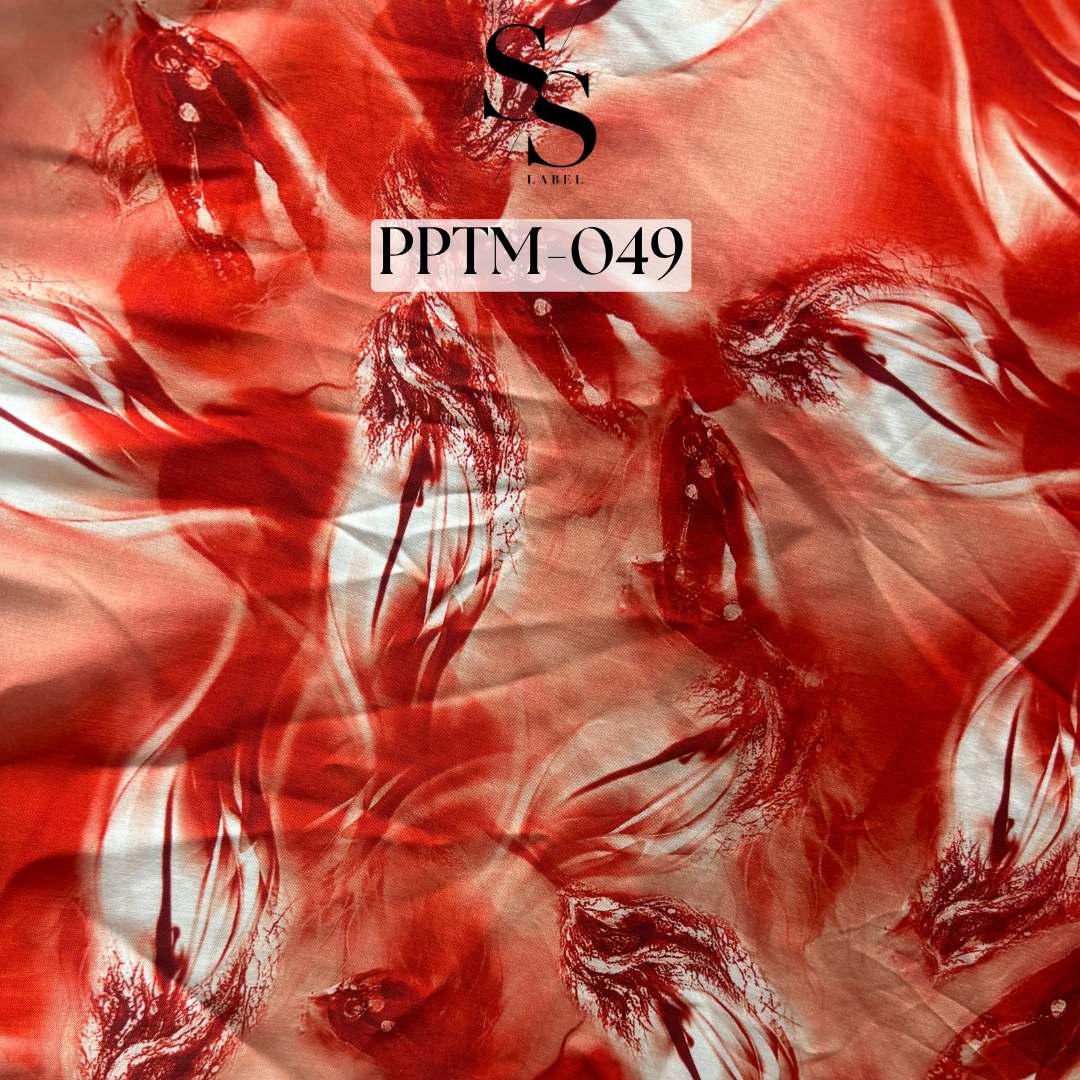 FABRIC XMAS PRINTS- FLOWY