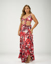 CRISELIS MAXI WRAP SKIRT