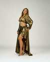 CRISELIS MAXI WRAP SKIRT