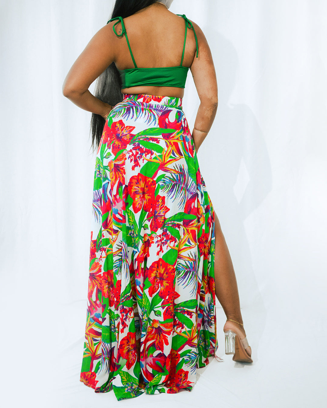 Tere Crop Top Emerald SPU-013 X Arianna Maxi Skirt PP-019 7 jpg copy